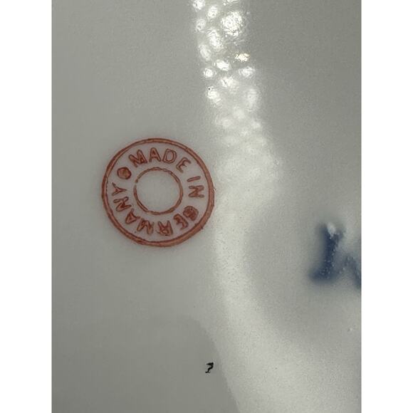 Vintage KPM Germany Porcelain Cake Plate 428 Floral Gold Trim Handles 12” - Picture 16 of 16